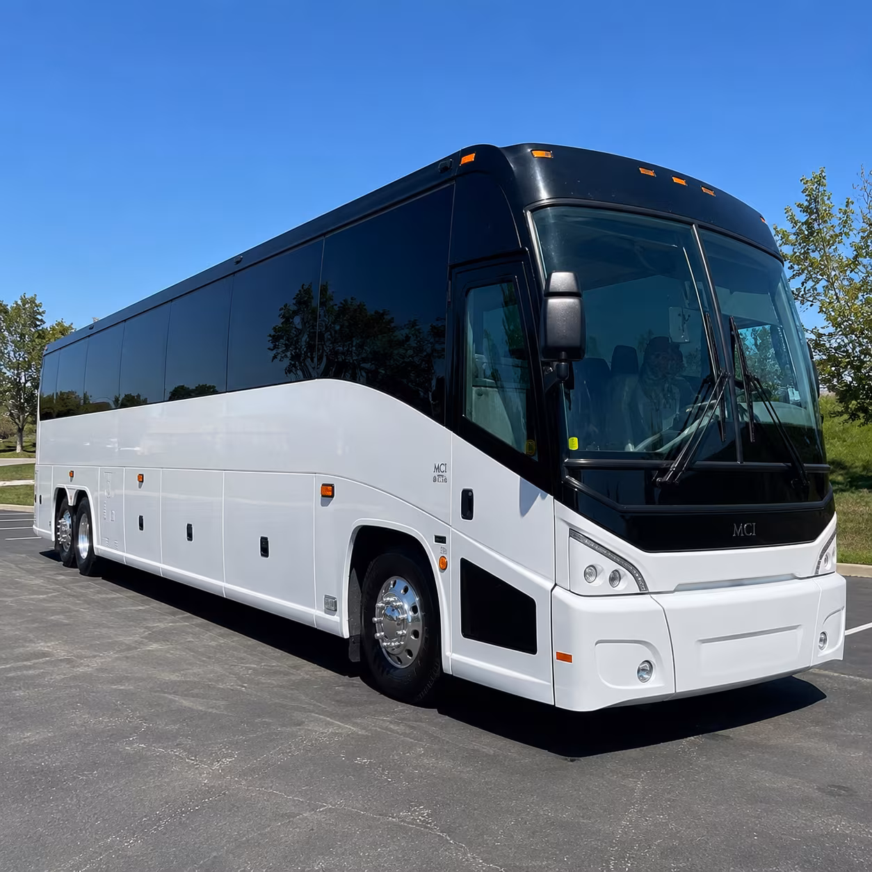 charter bus shuttle service at midland international air space port maf