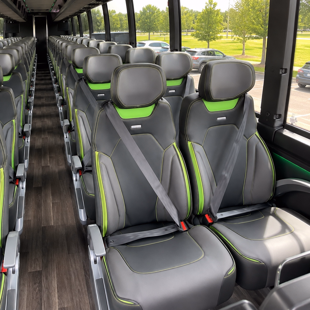 midland charter bus interior