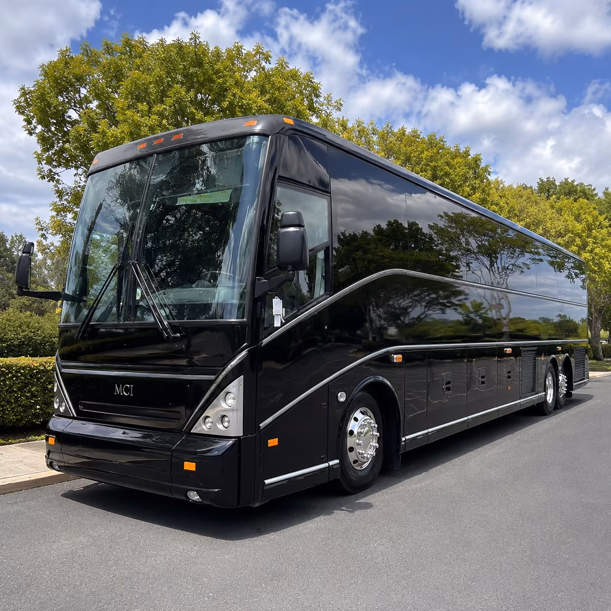 midland charter bus services exterior