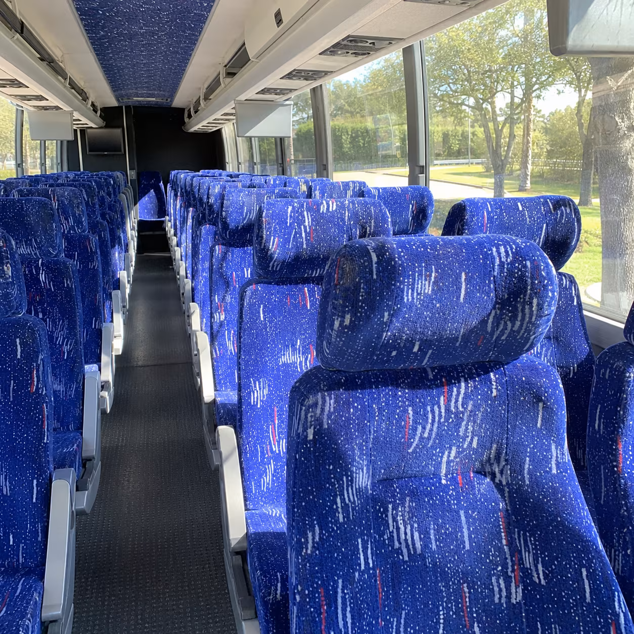 midland charter bus services interior