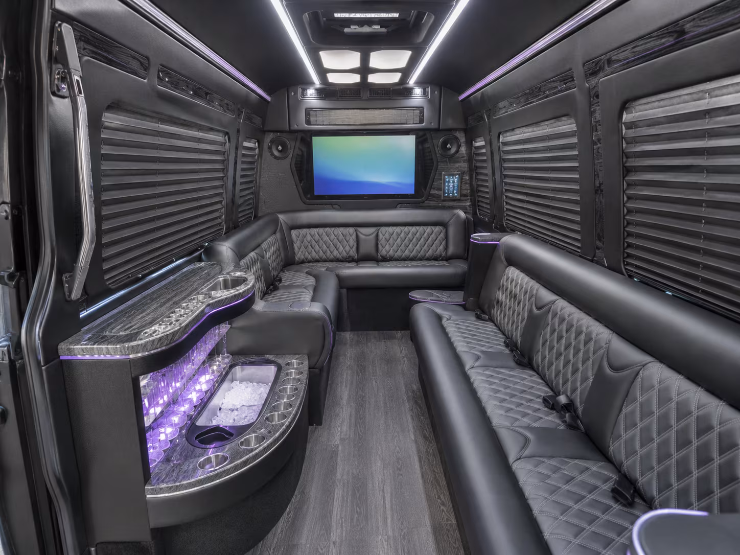 midland party bus interior